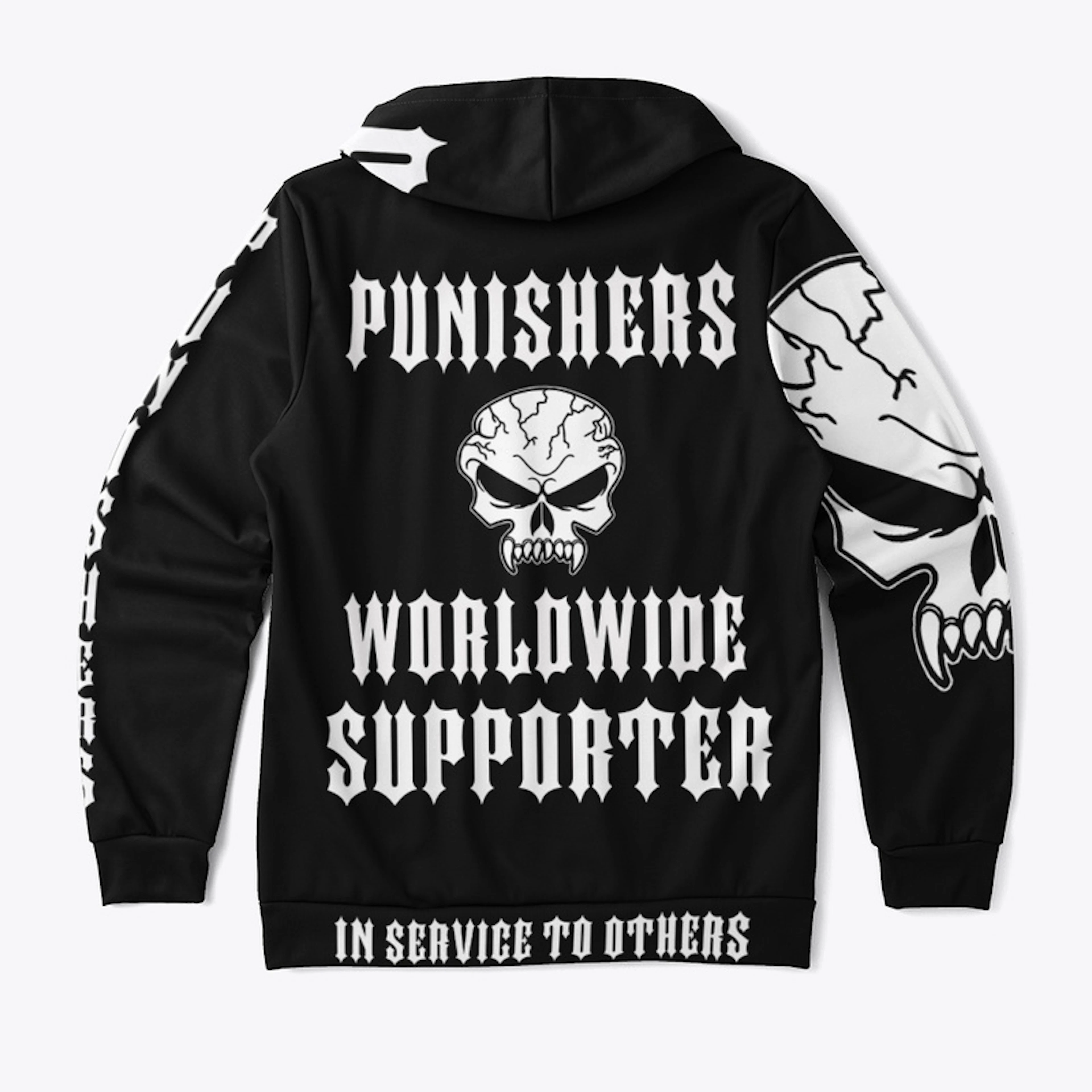PUNISHERS All Over Print SUPPORTER Hoody