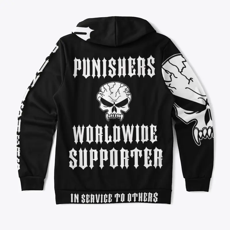 PUNISHERS All Over Print SUPPORTER Hoody